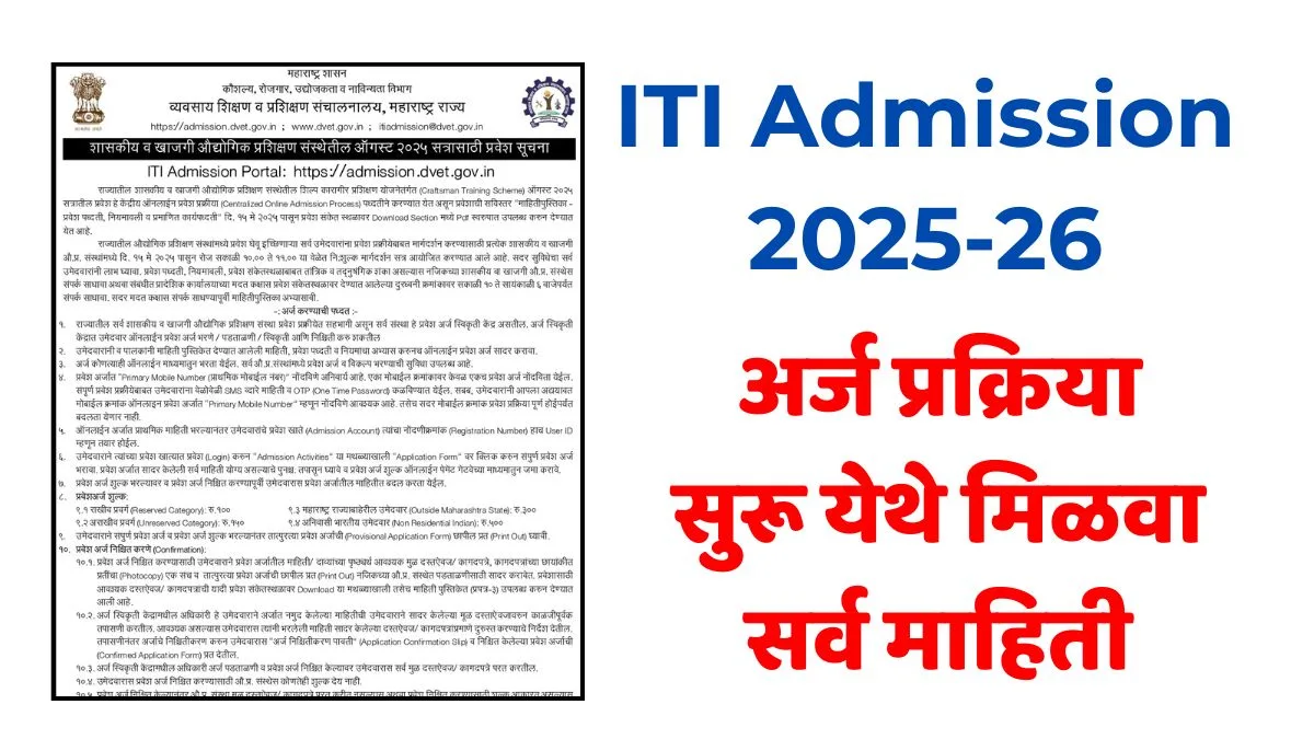 ITI Admission 2025