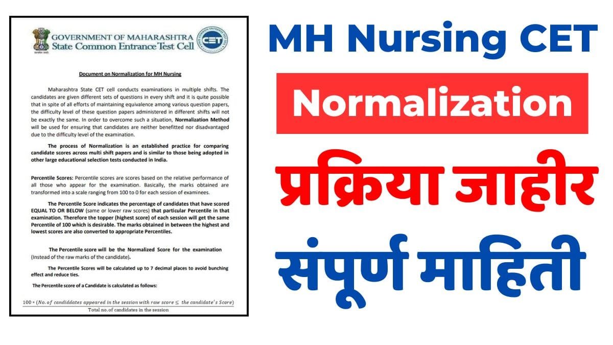MH Nursing CET Normalization