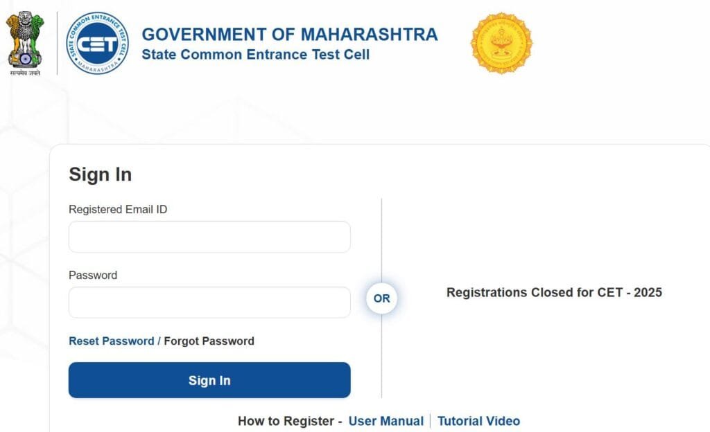 MHT CET Result 2025