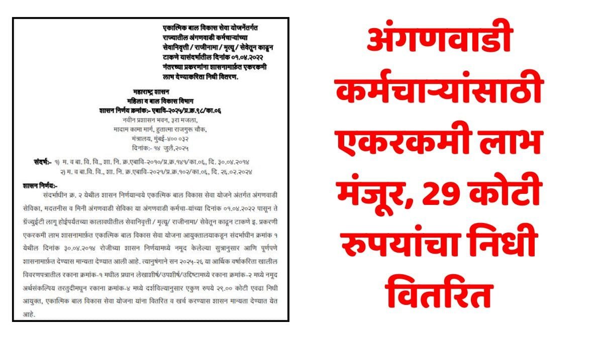 Anganwadi Sevika Gratuity