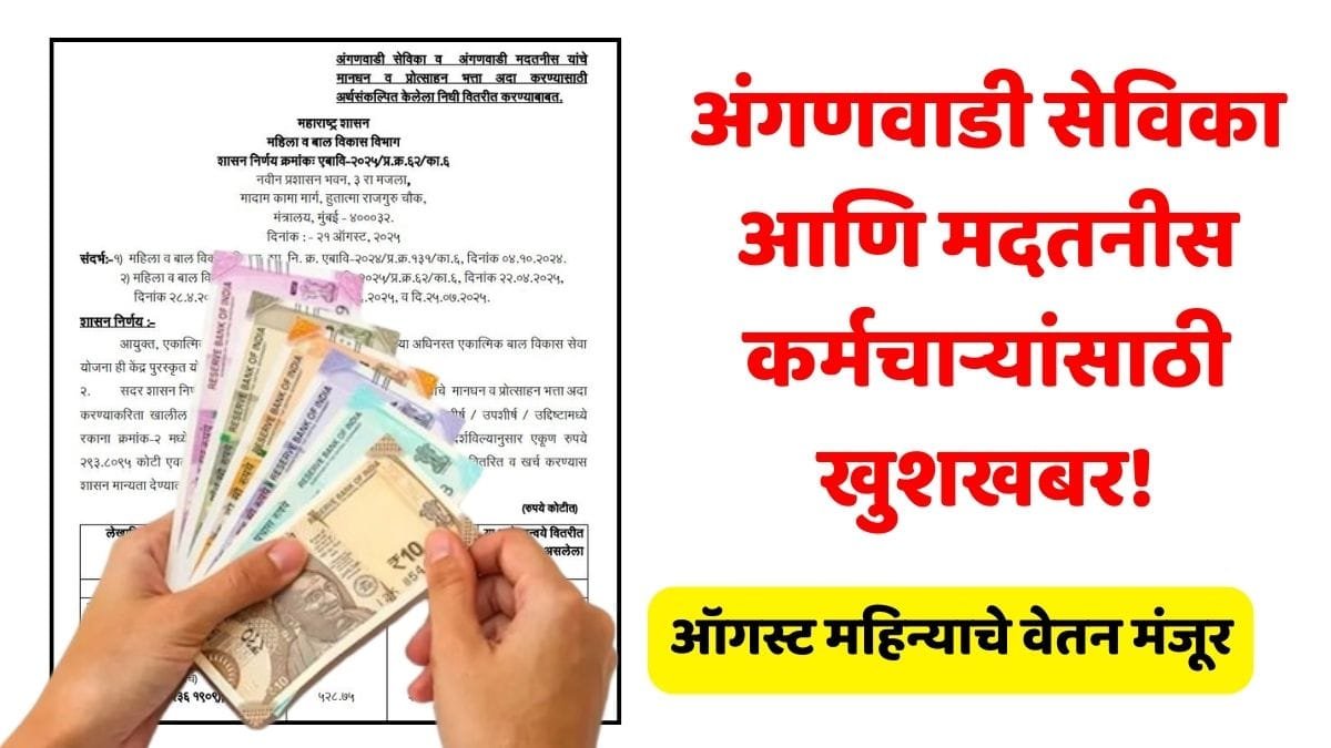 Anganwadi Sevika Aug Salary