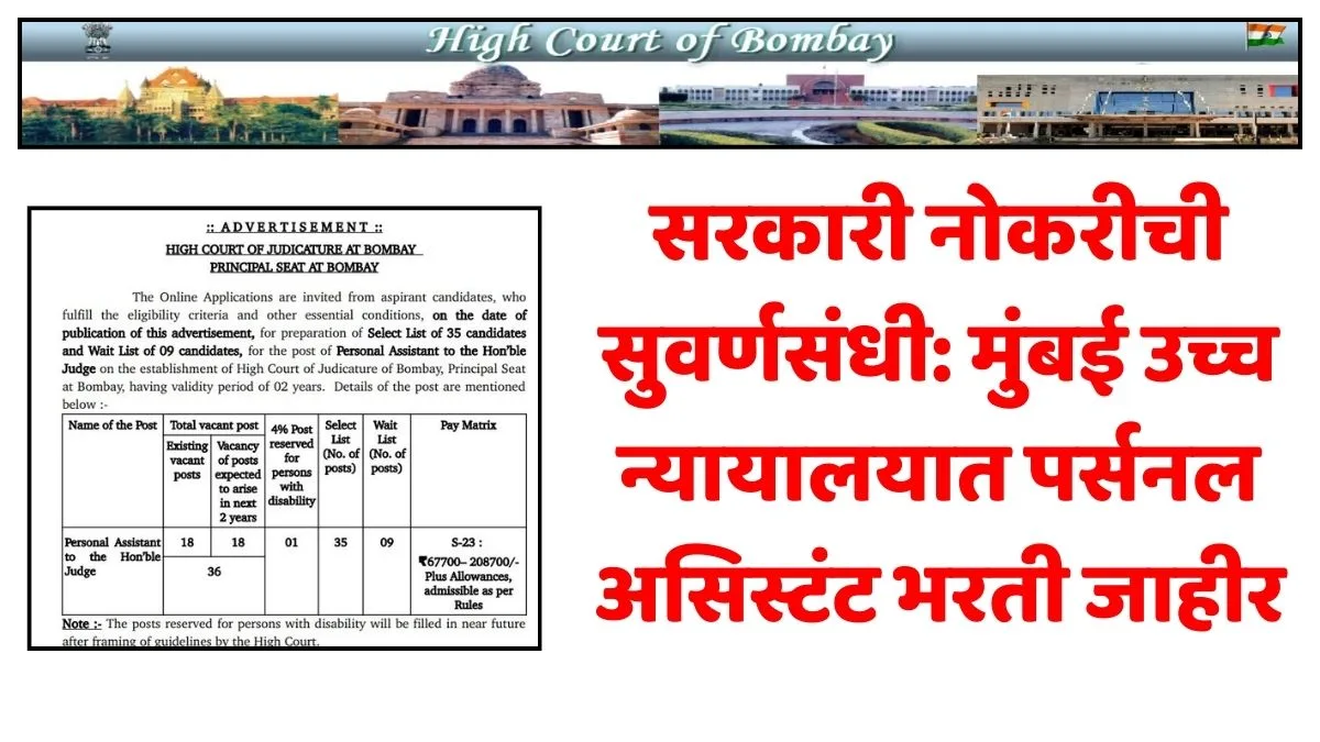 Bombay High Court Recruitment