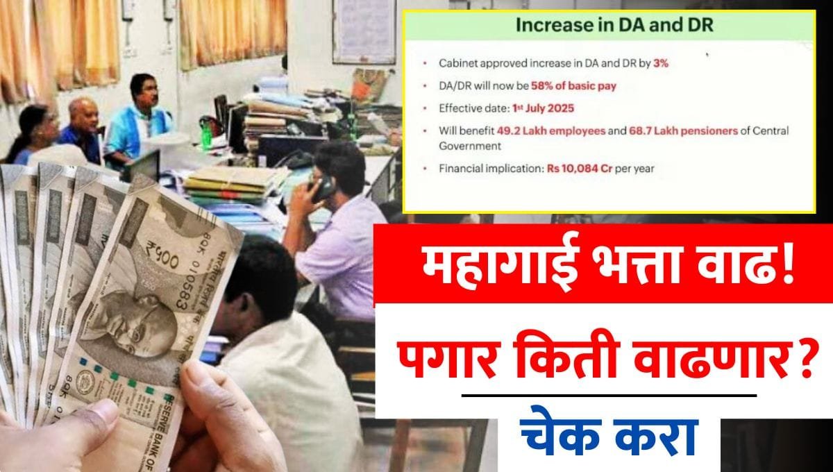 DA Hike Central Government Employees