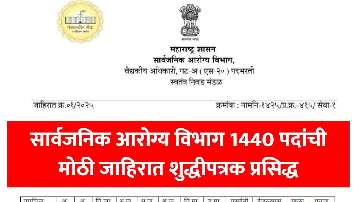 Arogya Vibhag Bharti