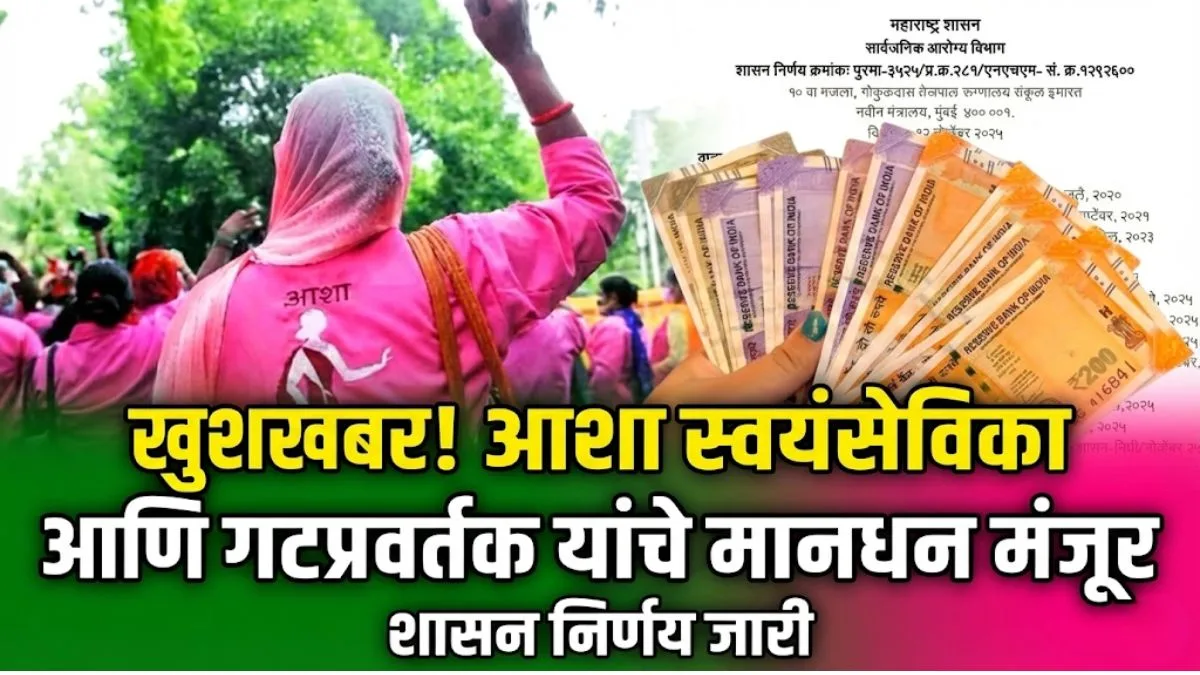 Asha Worker Salary December 2025