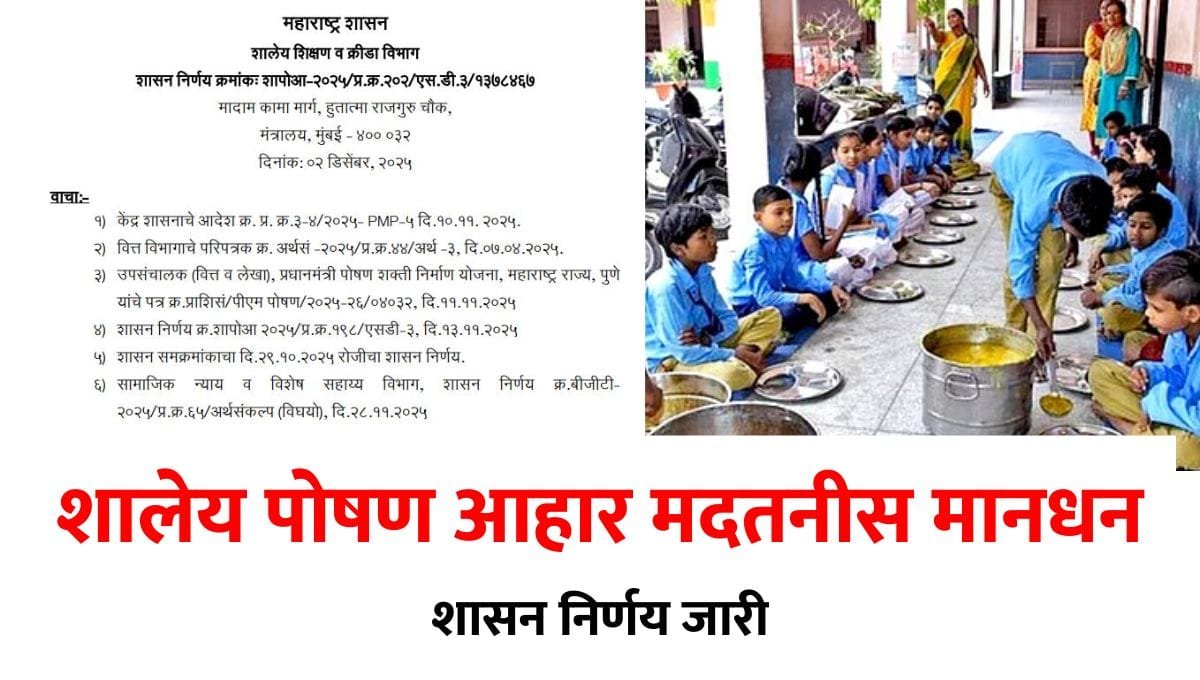 Shaley Poshan Aahar Madatnis Mandhan