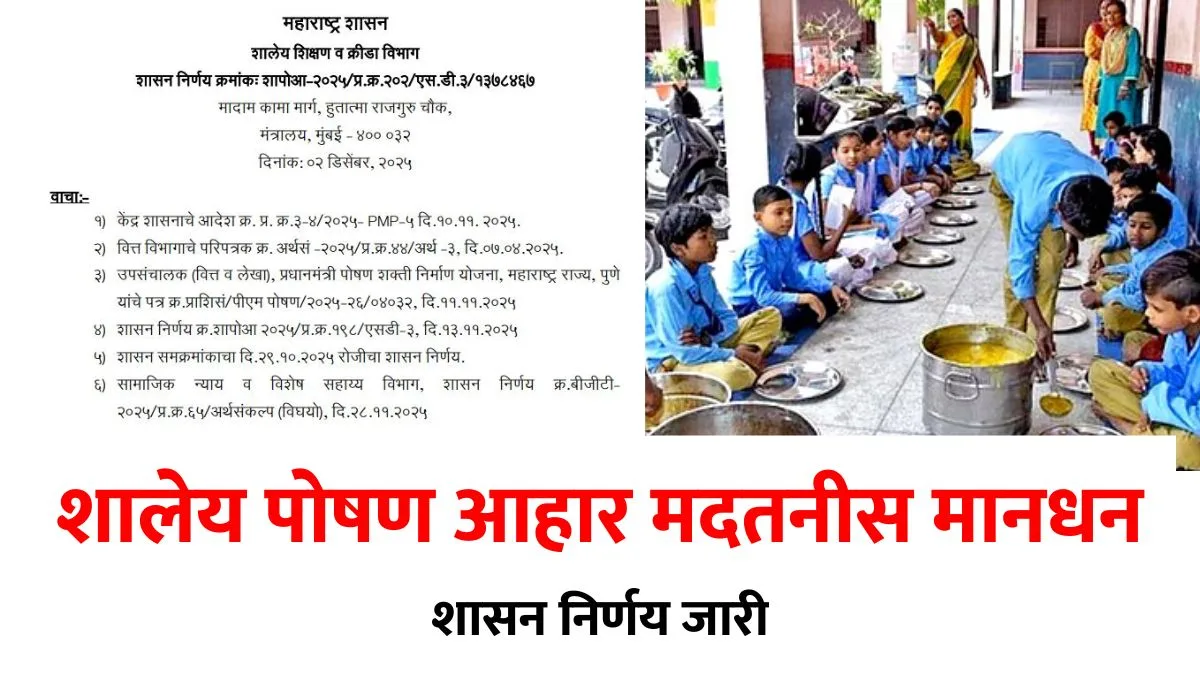 Shaley Poshan Aahar Madatnis Mandhan