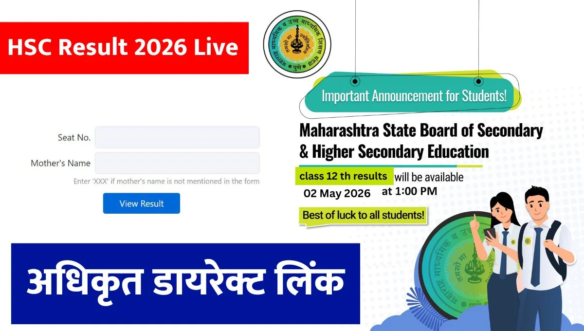 HSC Result 2026 Maharashtra Board Announced