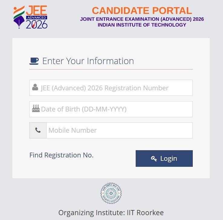 JEE Advanced 2026 Response Sheet