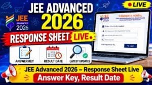 JEE Advanced 2026 Response Sheet