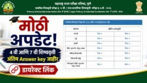 MSCE Scholarship 4th 7th Final Answer key