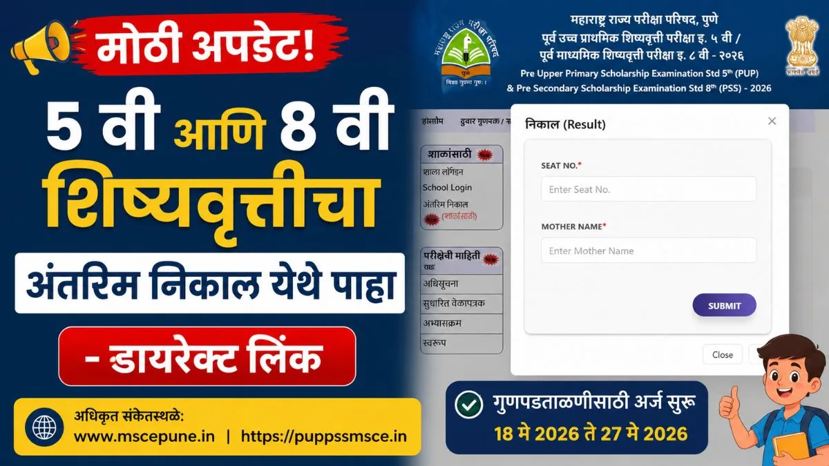 MSCE Scholarship Result 2026