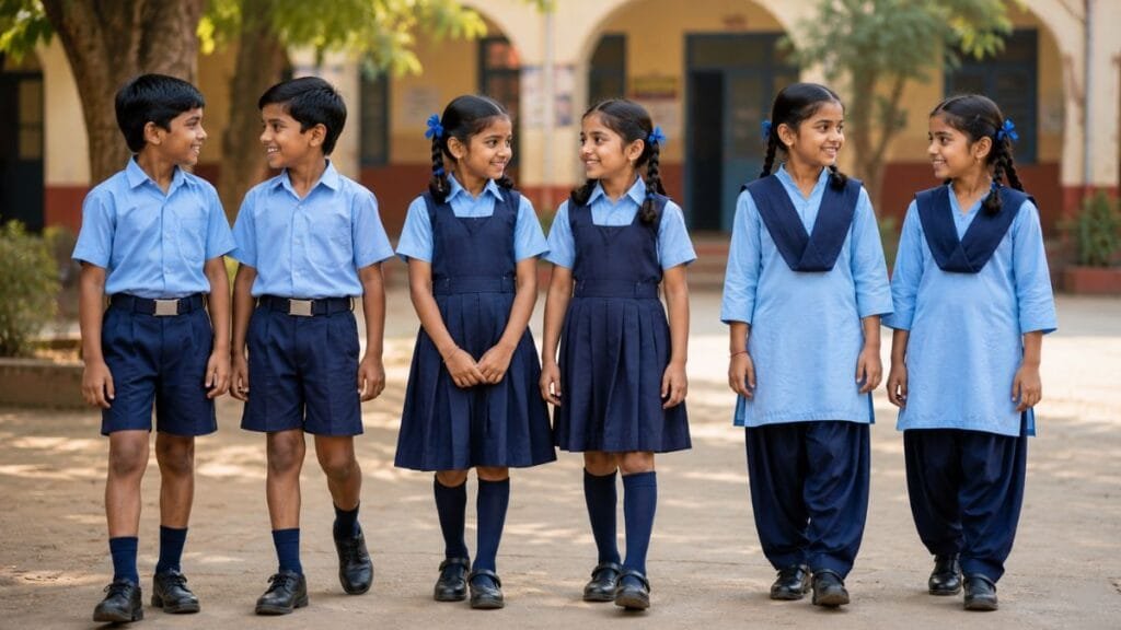 mofat ganvesh yojana dress colour code