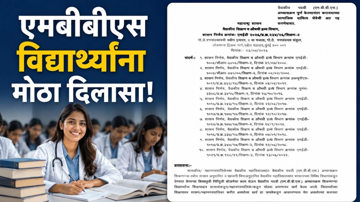 MBBS internship latest news Maharashtra