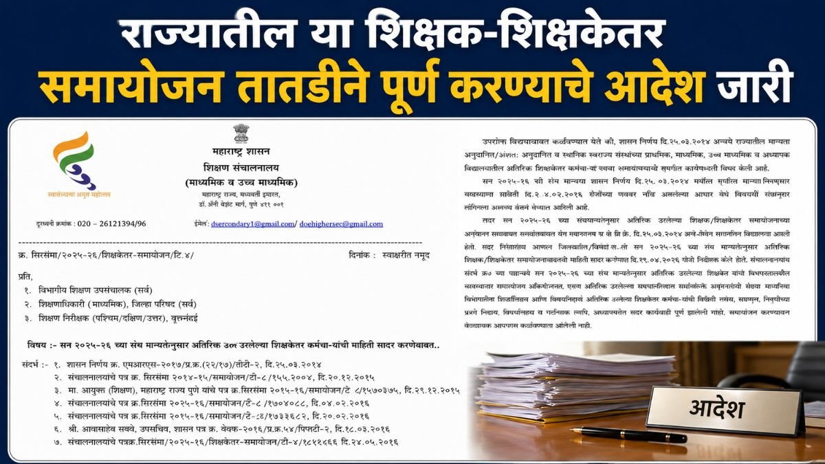 shikshak samayojan